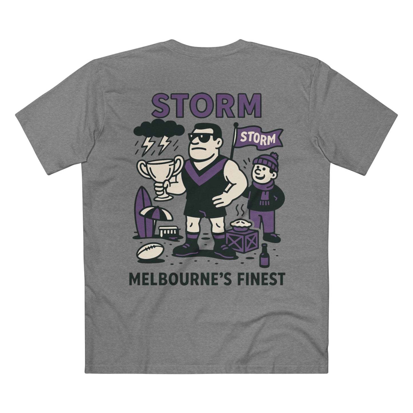 Melbourne Rugby League Tee - Storm Club Series - VFtees