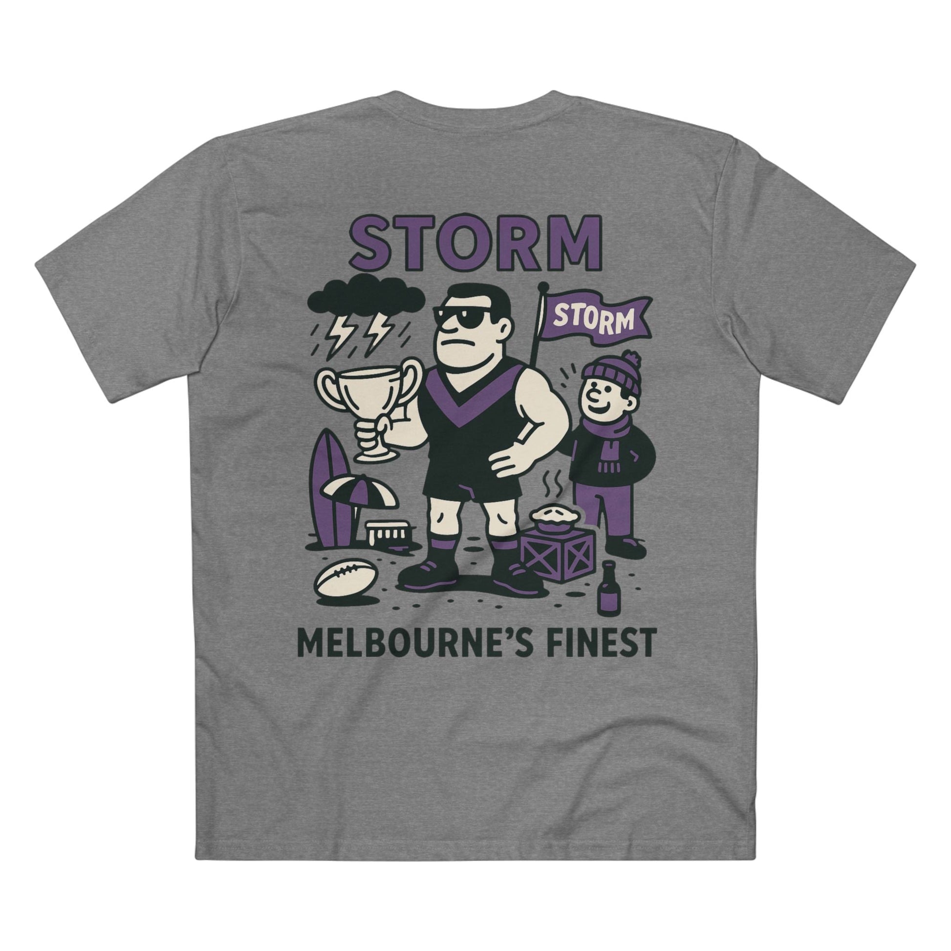 Melbourne Rugby League Tee - Storm Club Series - VFtees