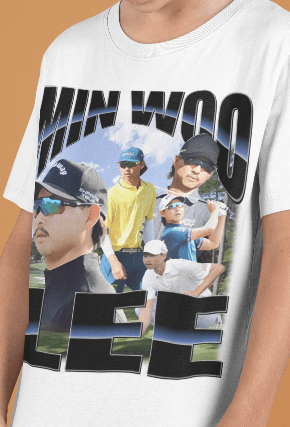 Min Woo Lee Pro Golf Graphic Tee (Kids) - VFtees