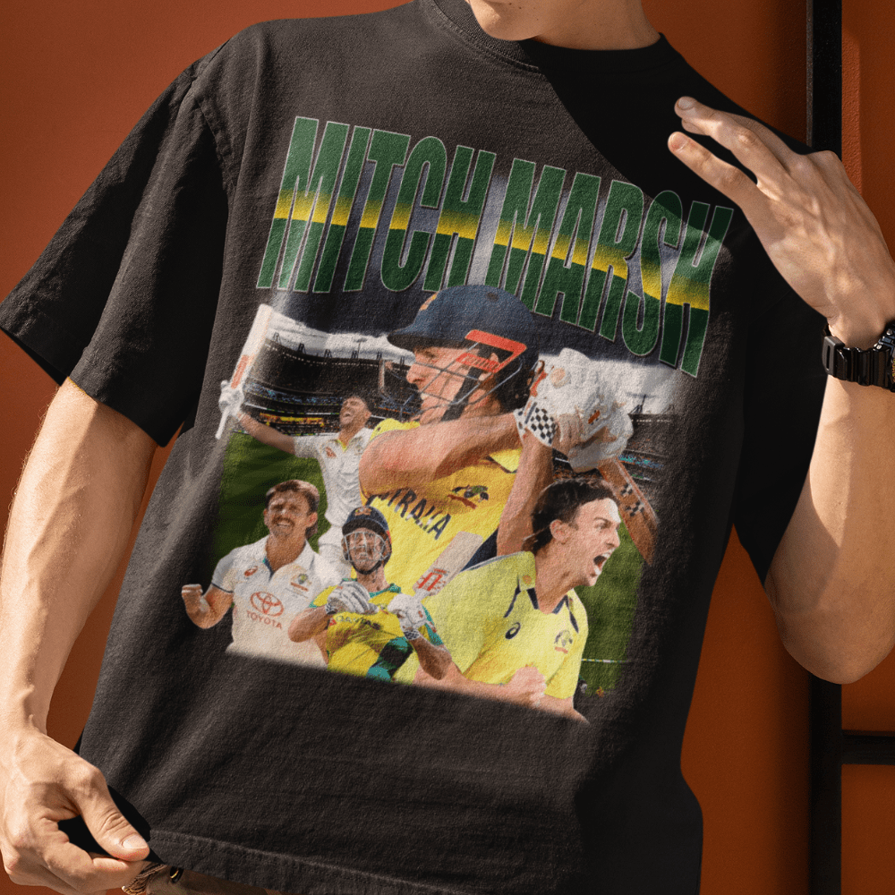 Mitch Marsh Australian Cricket Graphic Tee - VFtees