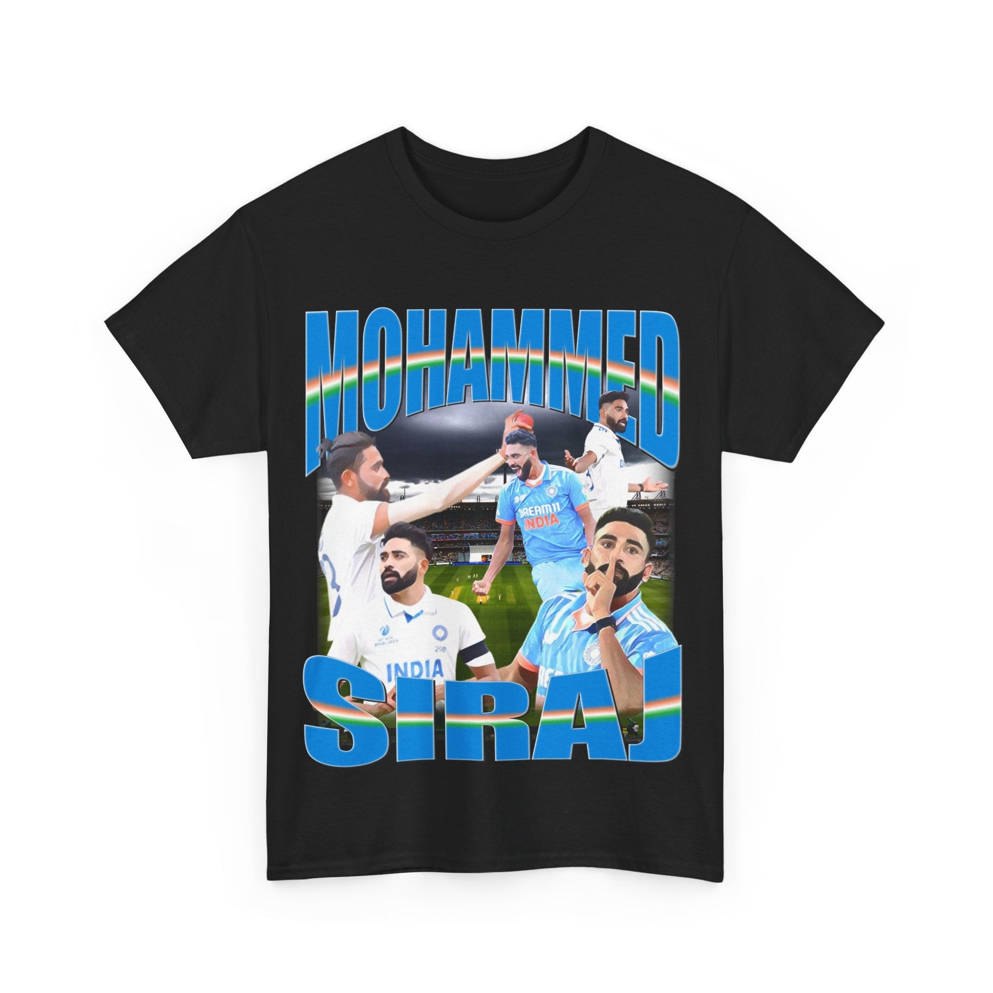 Mohammed Siraj Indian Cricket Graphic Tee - VFtees