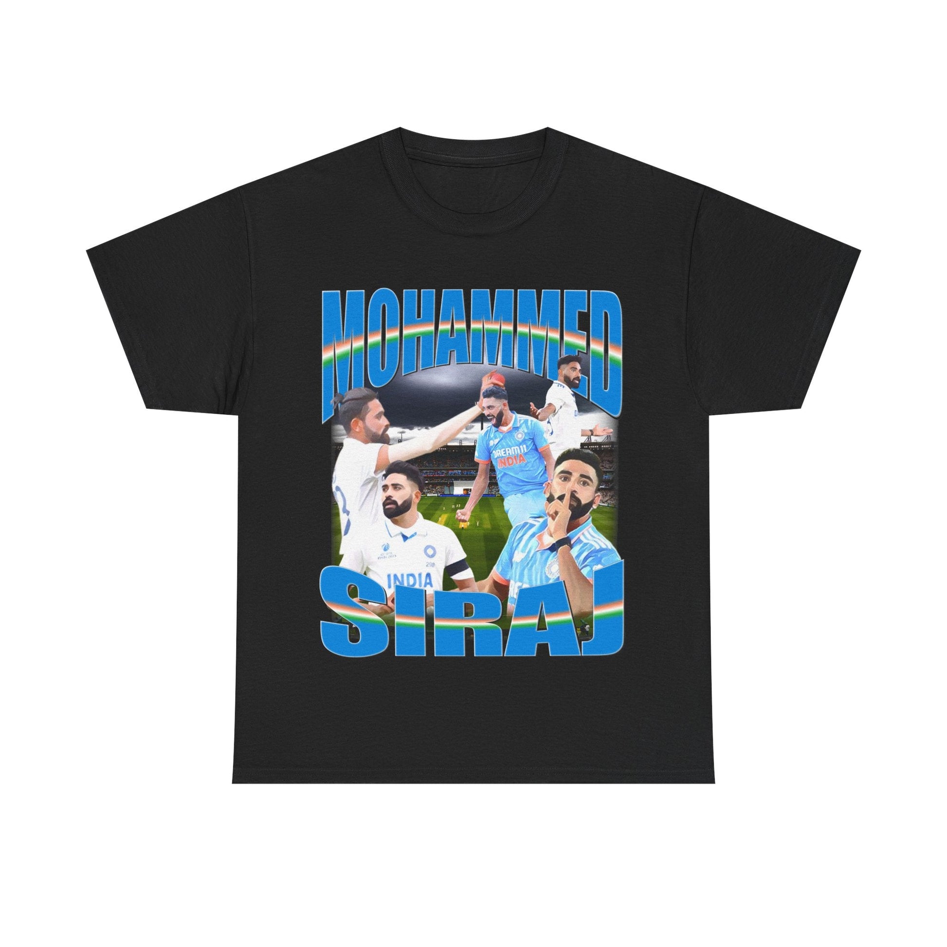Mohammed Siraj Indian Cricket Graphic Tee - VFtees