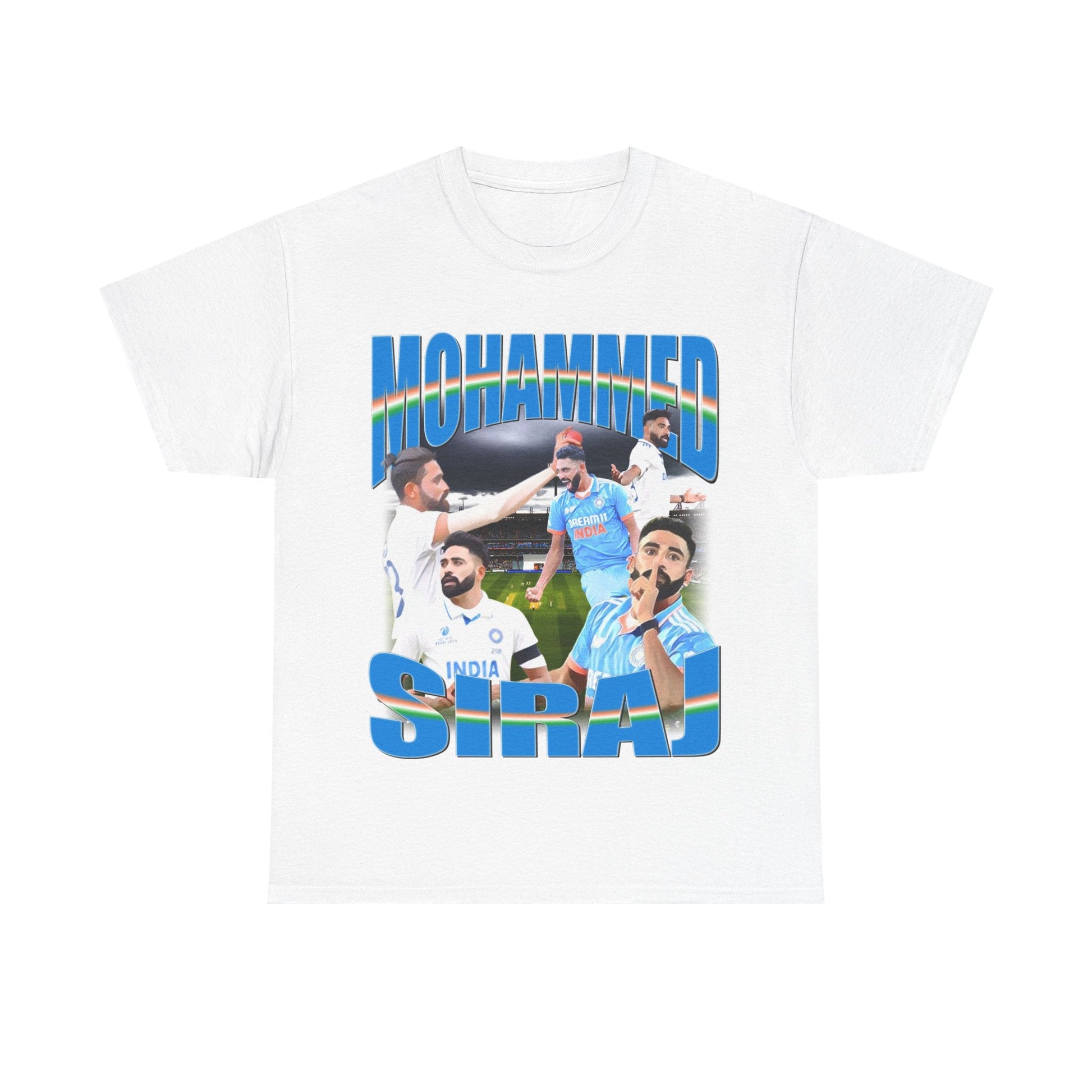 Mohammed Siraj Indian Cricket Graphic Tee - VFtees