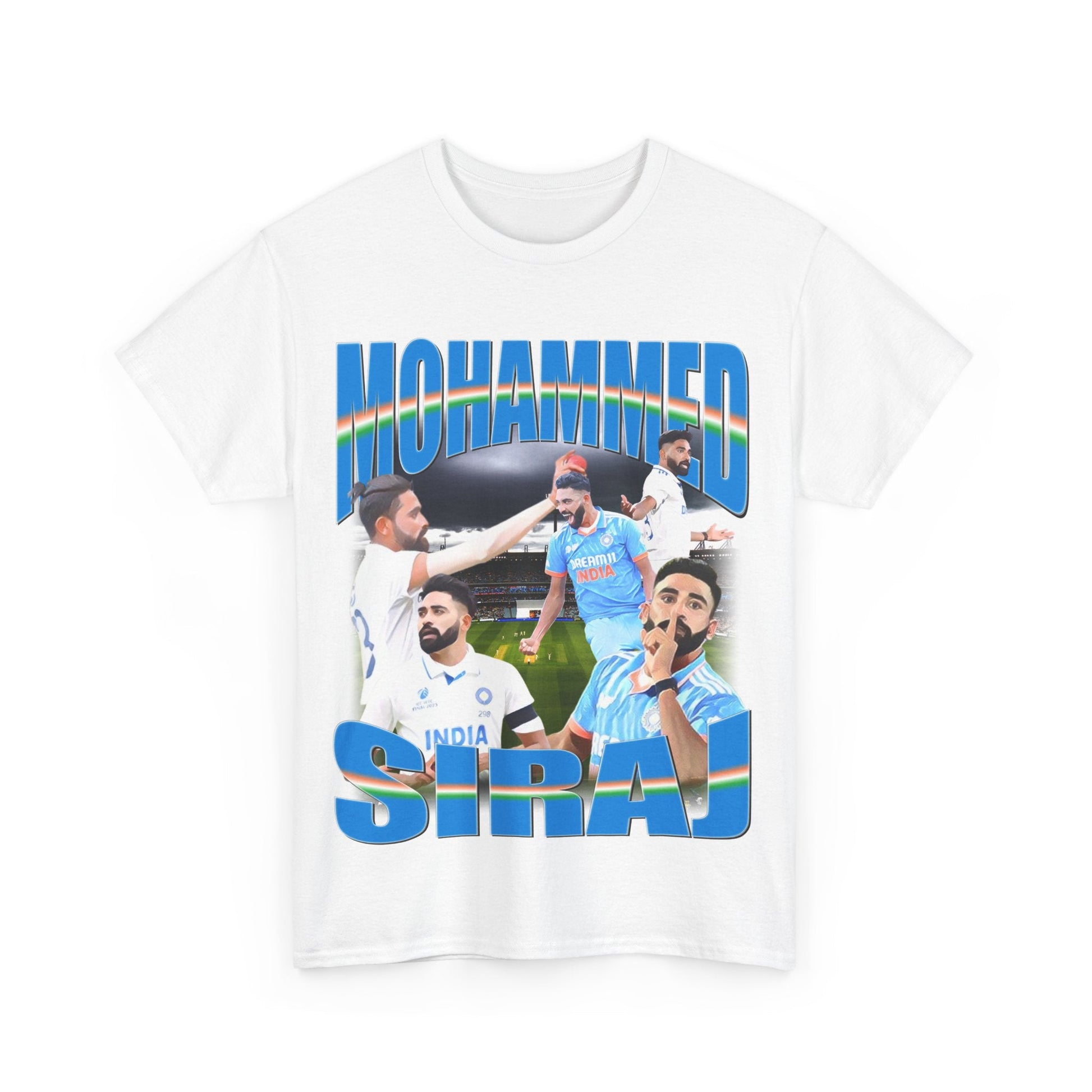 Mohammed Siraj Indian Cricket Graphic Tee - VFtees