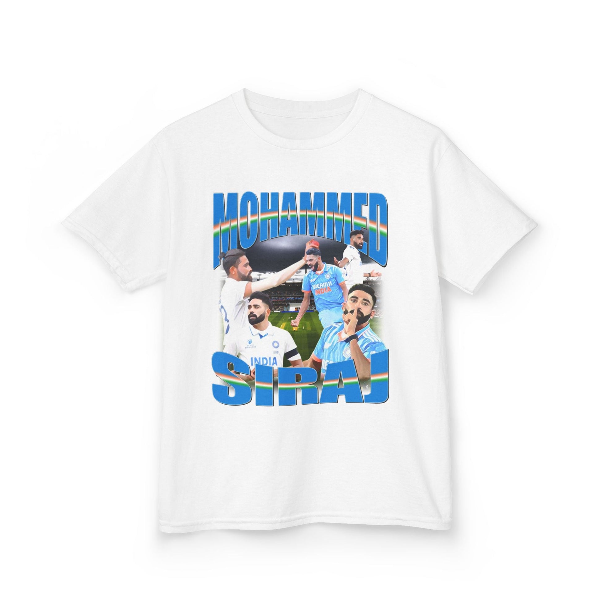 Mohammed Siraj Indian Cricket Graphic Tee (Kids) - VFtees