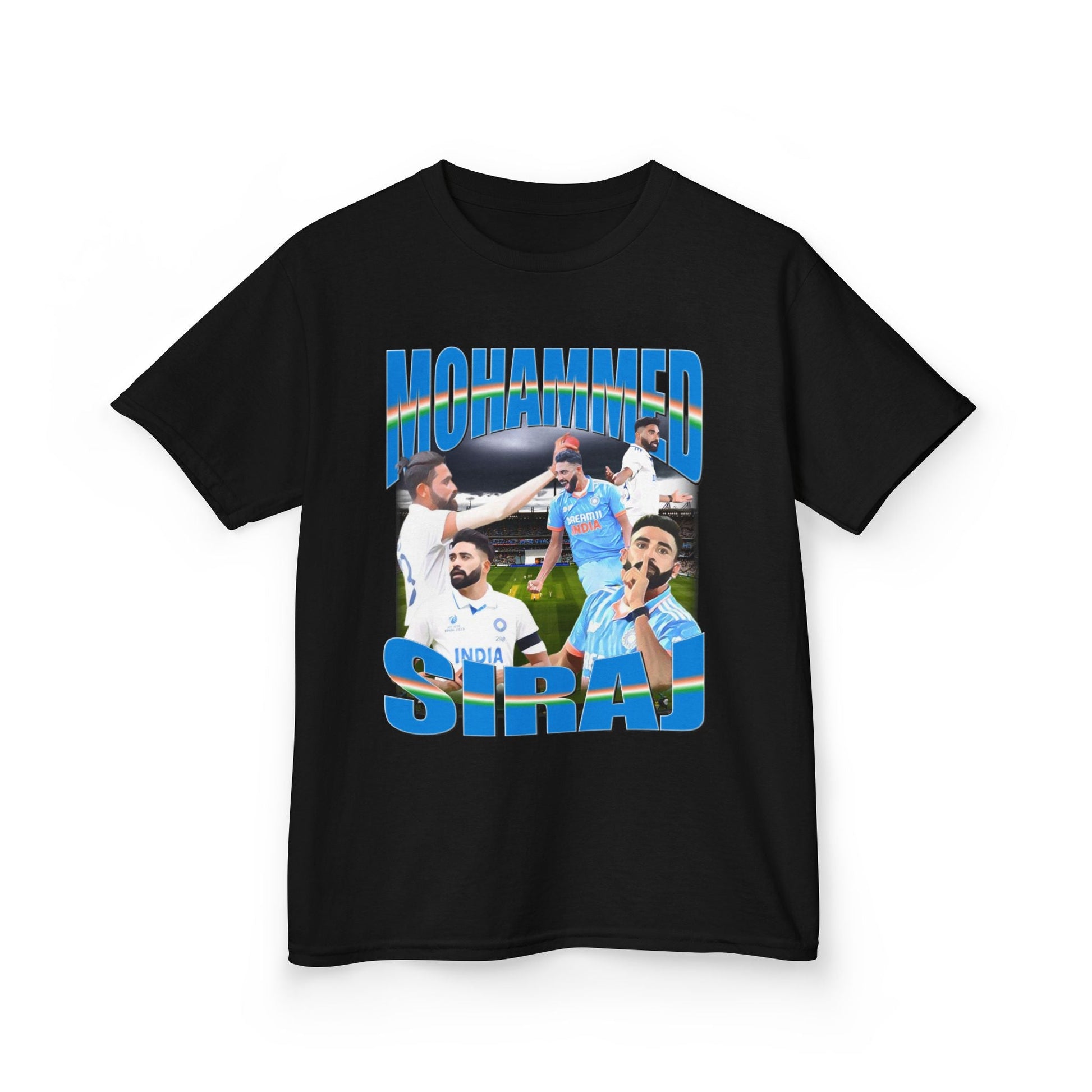 Mohammed Siraj Indian Cricket Graphic Tee (Kids) - VFtees