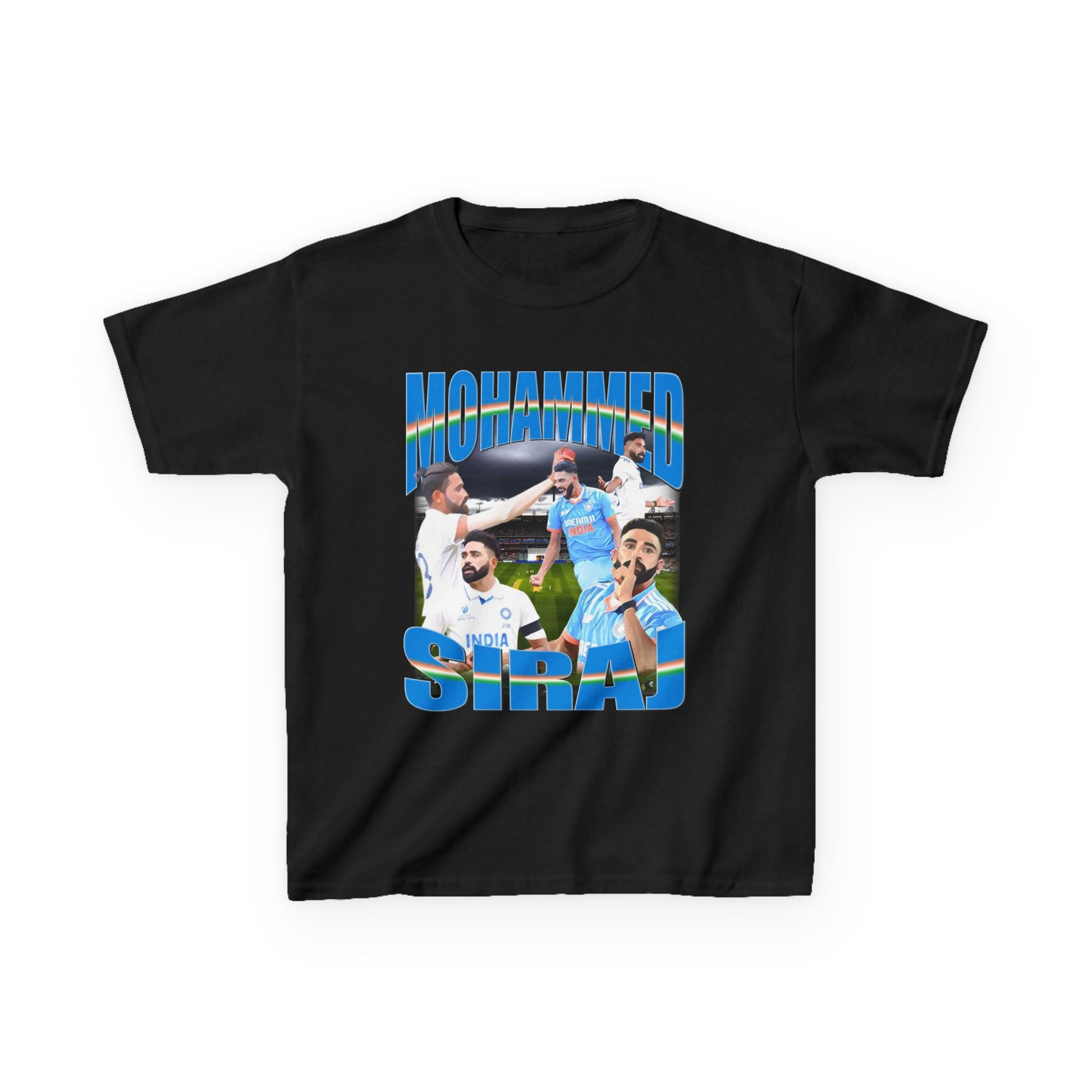 Mohammed Siraj Indian Cricket Graphic Tee (Kids) - VFtees