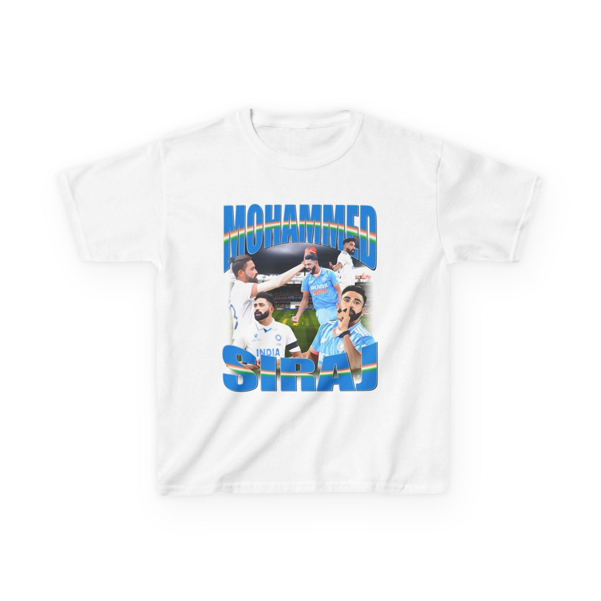 Mohammed Siraj Indian Cricket Graphic Tee (Kids) - VFtees