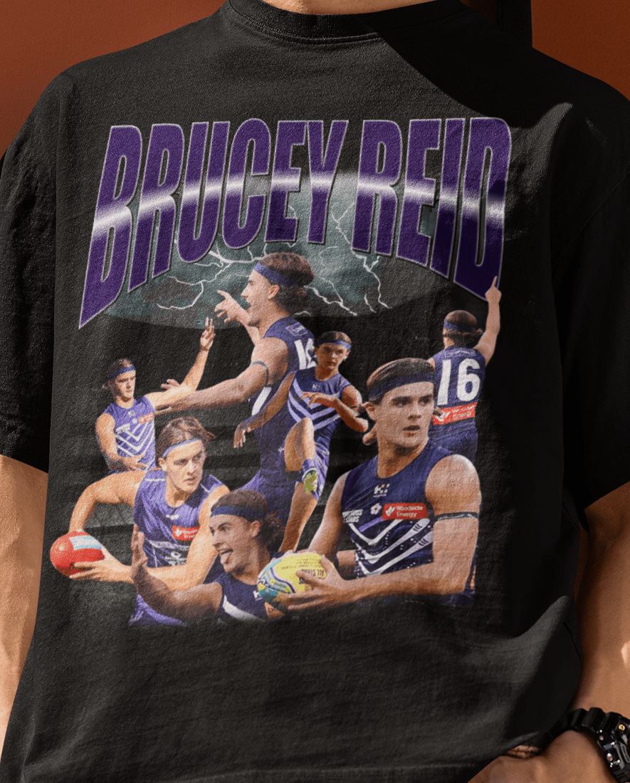 Murphy Reid AFL Graphic Tee (Brucey Edition) - VFtees