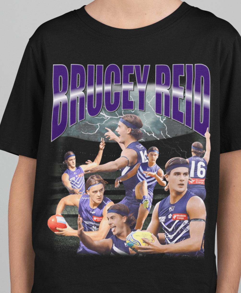 Murphy Reid AFL Graphic Tee Kids (Brucey Edition) - VFtees