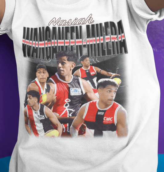 Nasiah Wanganeen - Milera AFL Graphic Tee (Kids) - VFtees