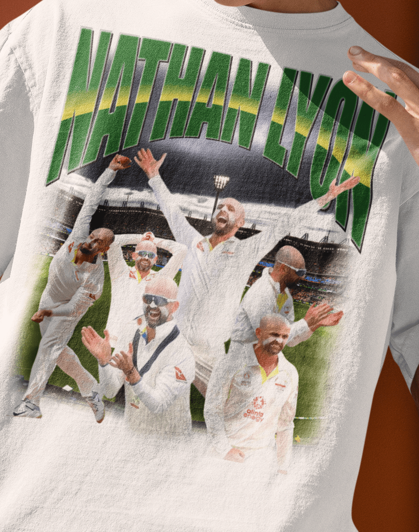 Nathan Lyon Australian Cricket Graphic Tee - VFtees