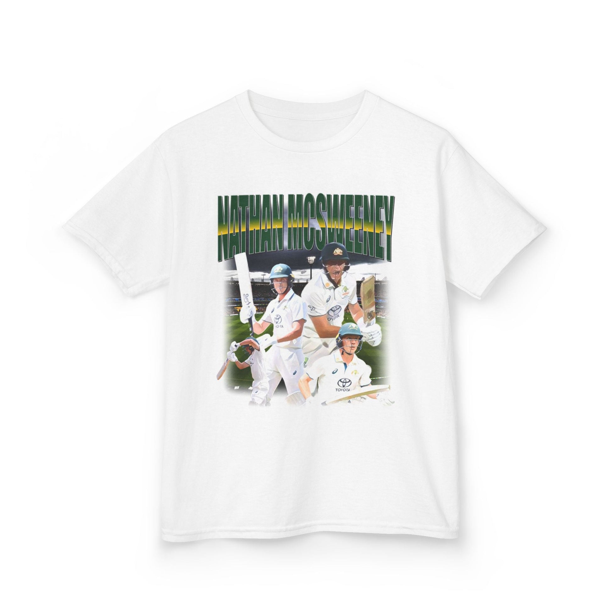 Nathan McSweeney Australian Cricket Graphic Tee (Kids) - VFtees