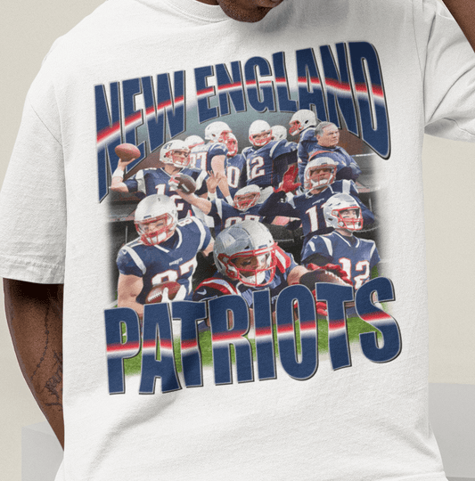 New England Patriots NFL Graphic Tee - VFtees