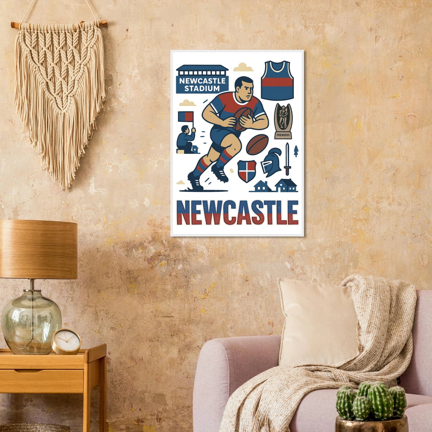 Newcastle - Framed Wall Art - VFtees