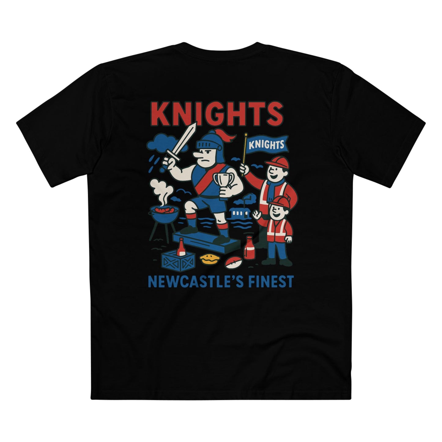 Newcastle Rugby League Tee - Knights Club Series - VFtees