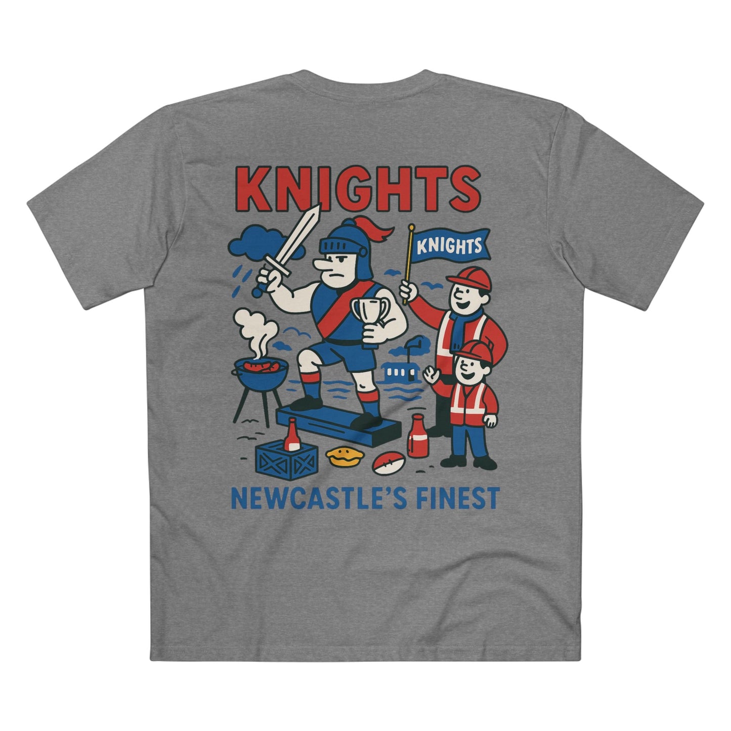 Newcastle Rugby League Tee - Knights Club Series - VFtees