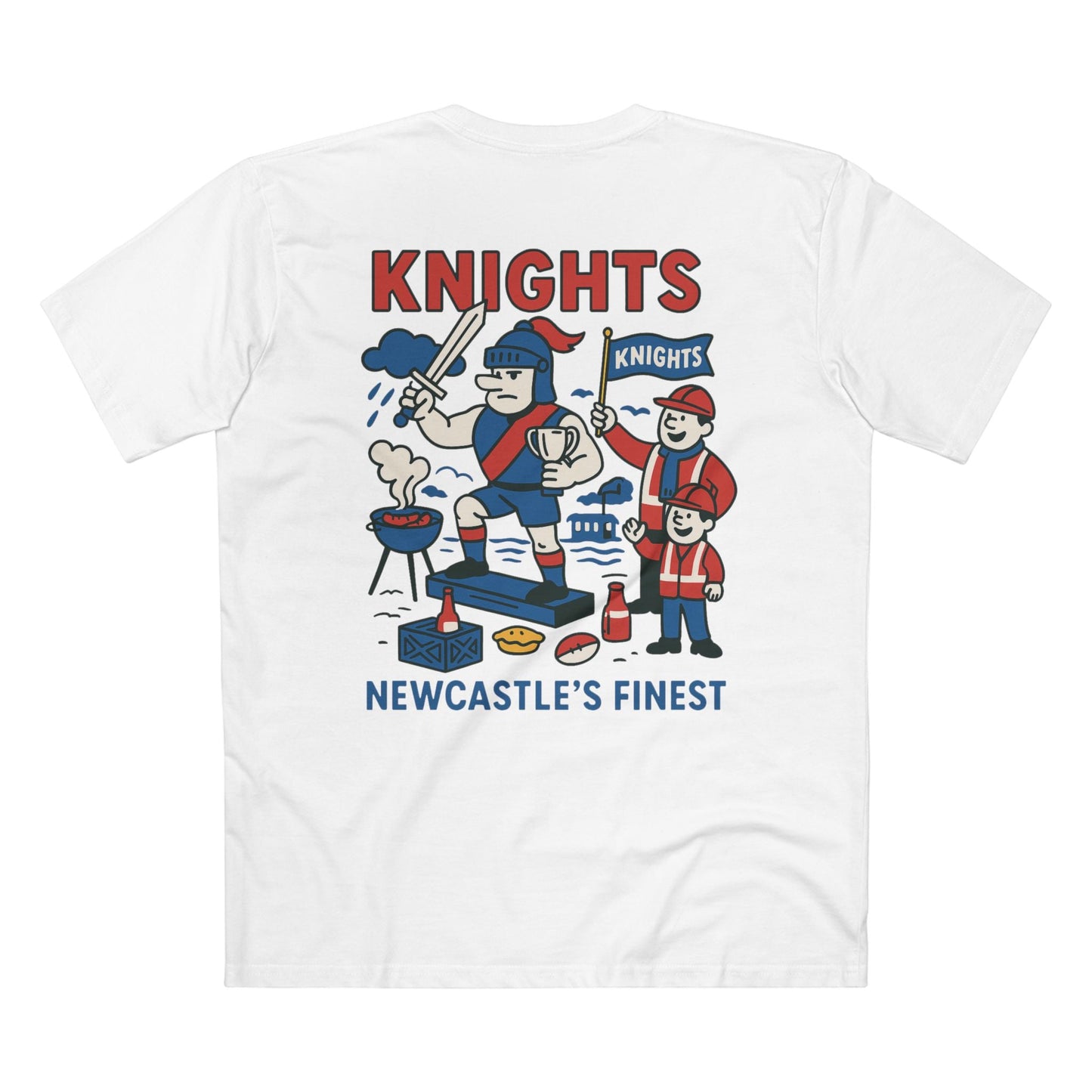 Newcastle Rugby League Tee - Knights Club Series - VFtees