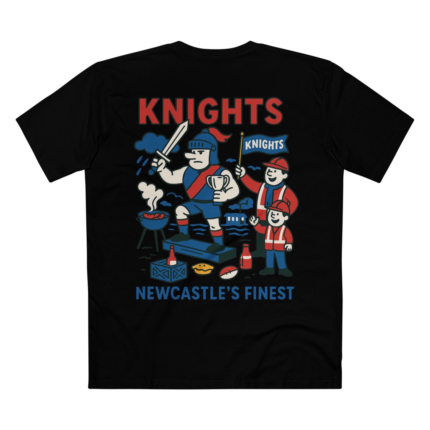Newcastle Rugby League Tee - Knights Club Series - VFtees