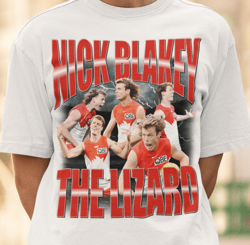 Nick Blakey 'The Lizard' AFL Graphic Tee - VFtees