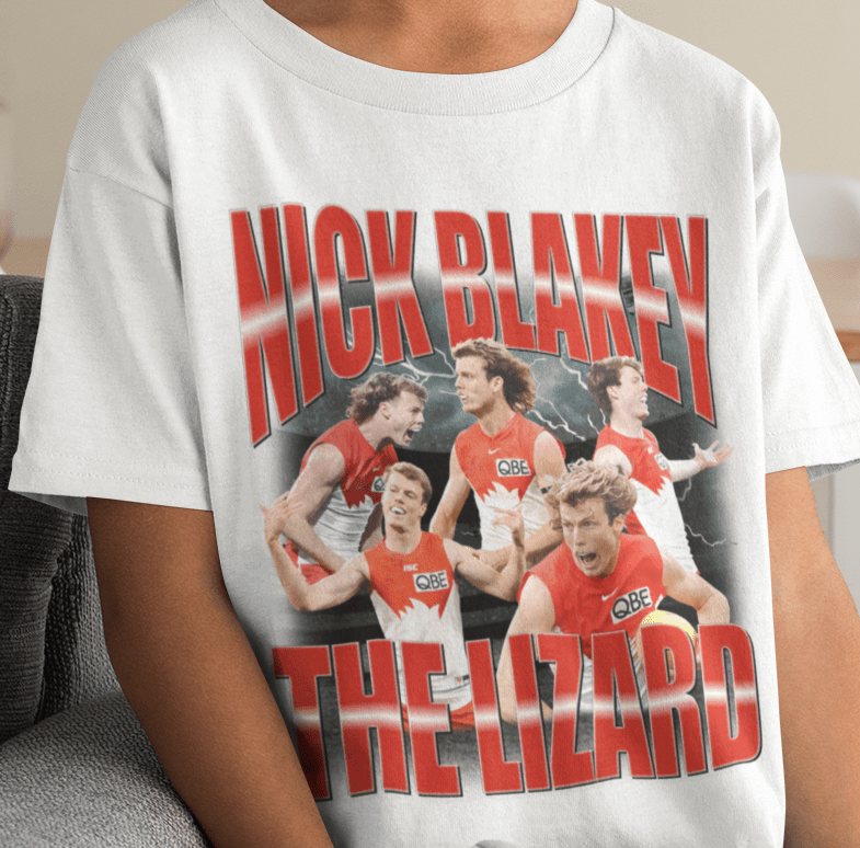 Nick Blakey 'The Lizard' AFL Graphic Tee (Kids) - VFtees