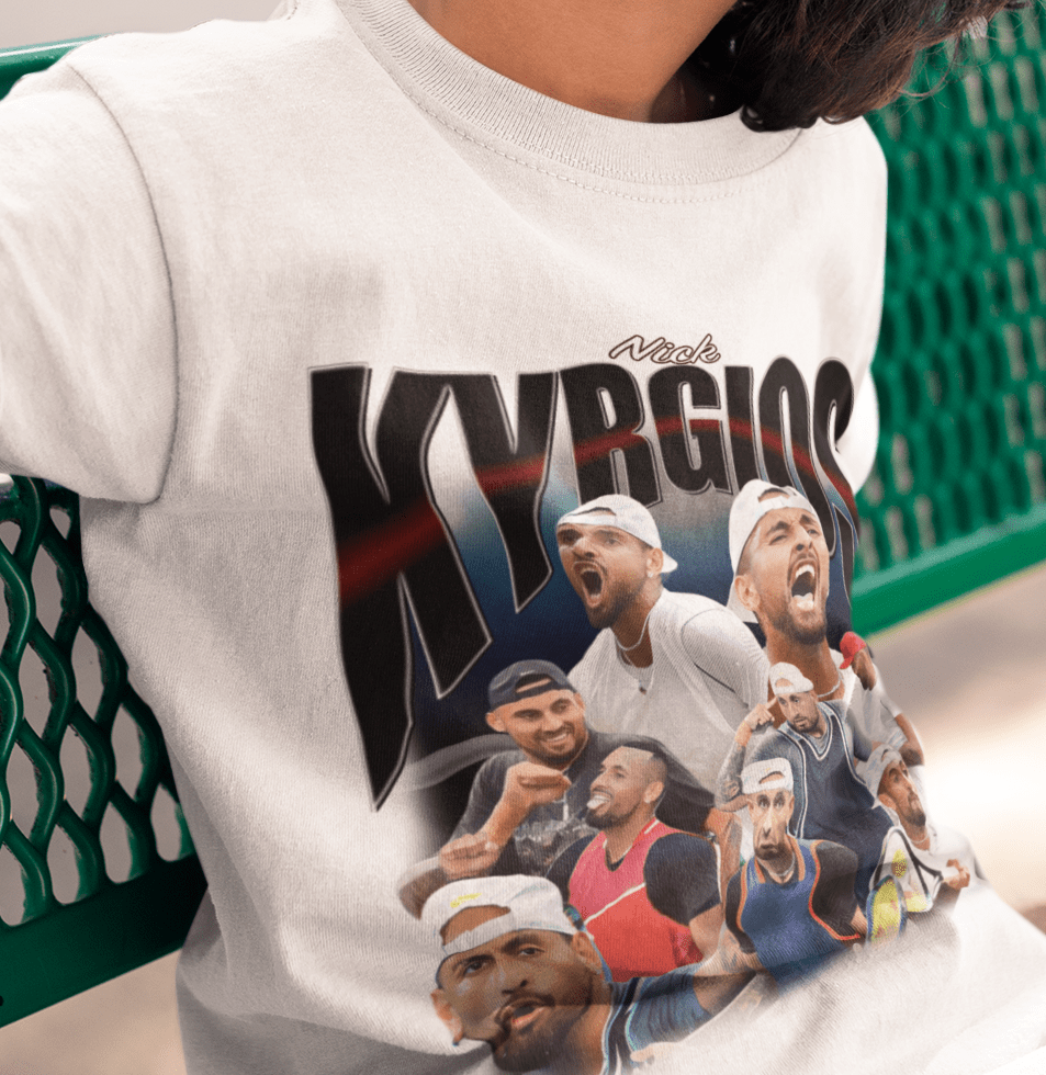 Nick Kyrgios Tennis Graphic Tee (Kids) - VFtees
