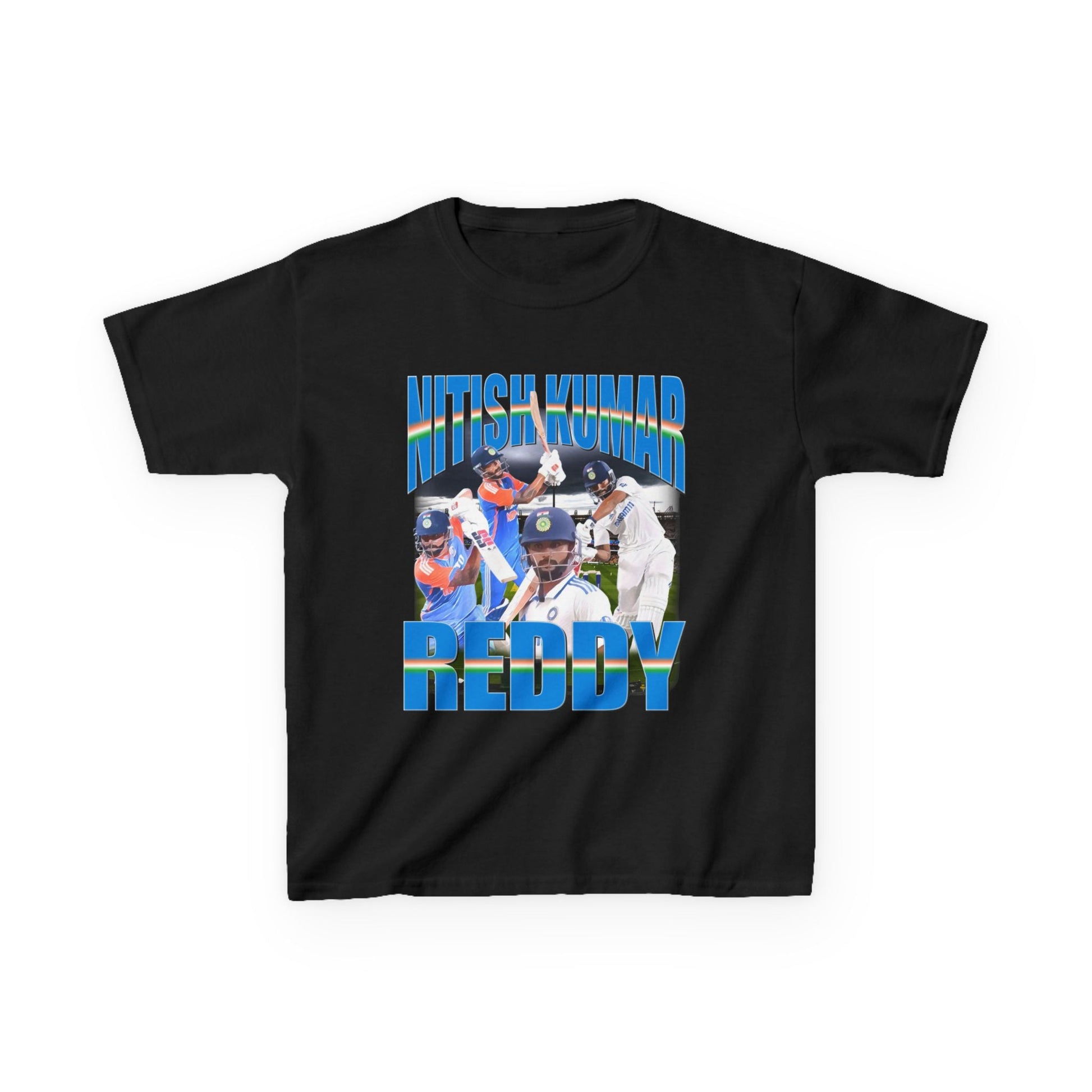 Nitish Kumar Reddy Indian Cricket Graphic Tee (Kids) - VFtees