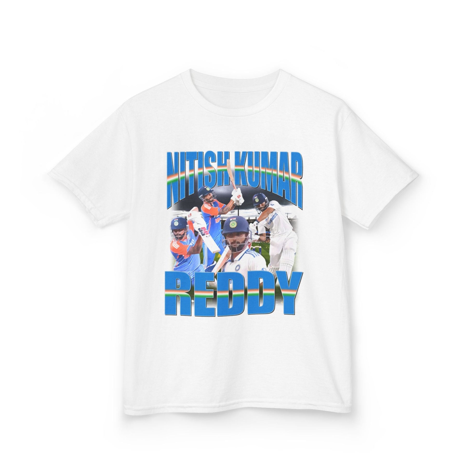 Nitish Kumar Reddy Indian Cricket Graphic Tee (Kids) - VFtees