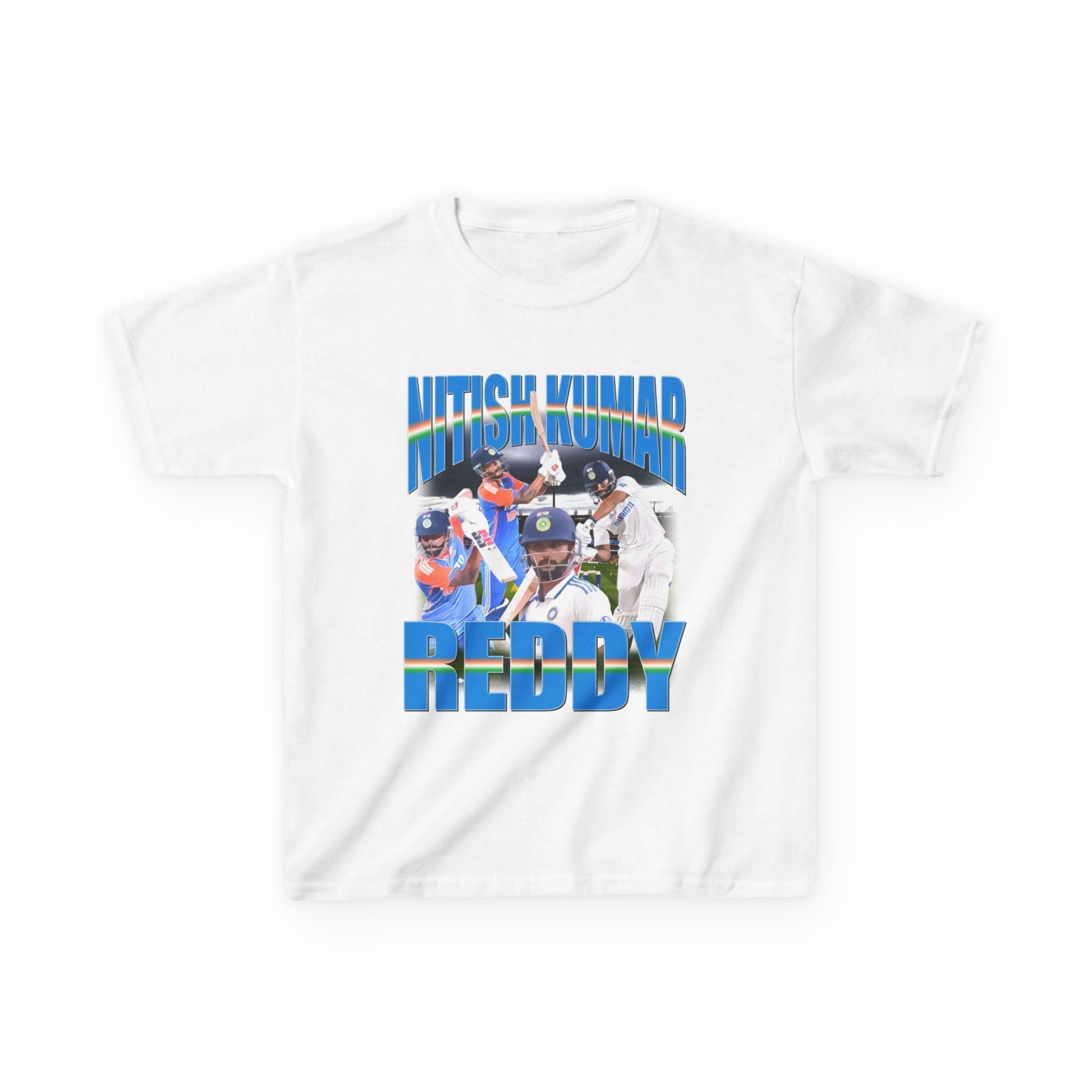 Nitish Kumar Reddy Indian Cricket Graphic Tee (Kids) - VFtees