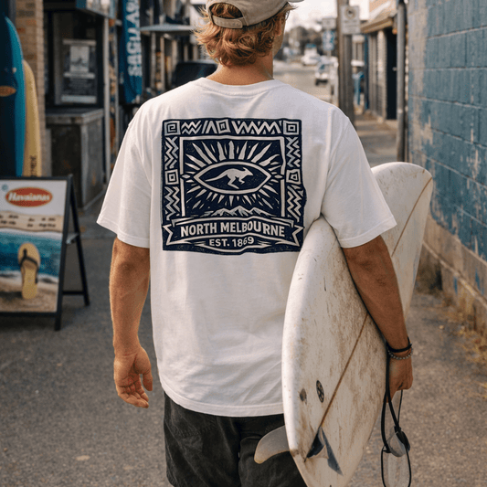 North Melbourne Football Wave Tee - VFtees