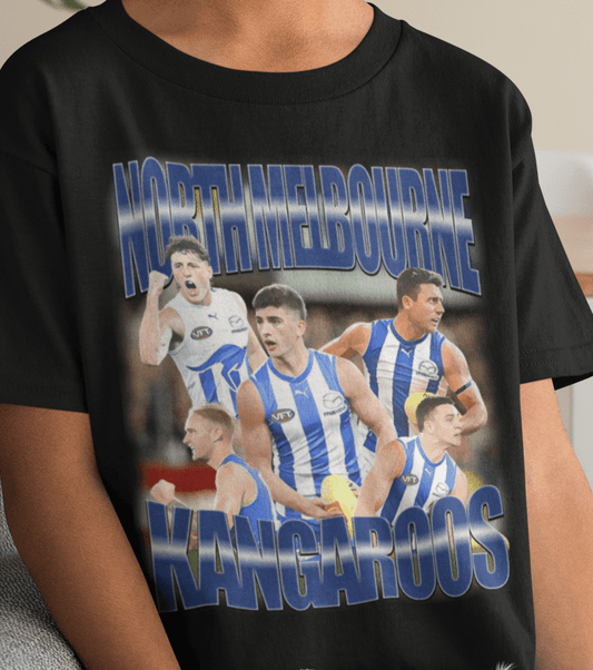 North Melbourne Kangaroos AFL Team Tee (Kids) - VFtees