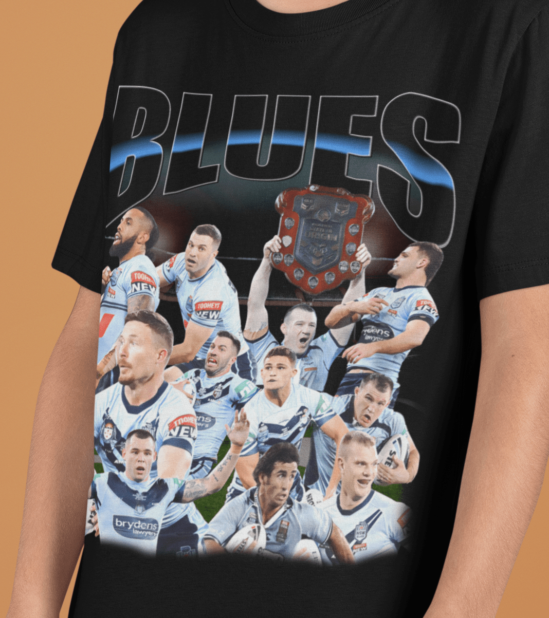 NSW Blues NRL Graphic Tee (Kids) - VFtees