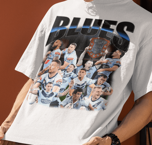 NSW Blues State of Origin NRL Graphic Tee - VFtees