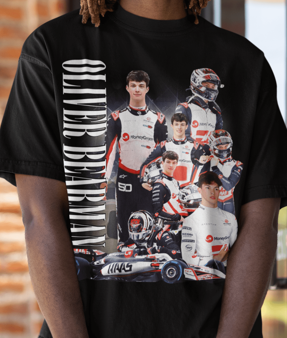 Oliver Bearman Haas F1 Graphic Tee - VFtees