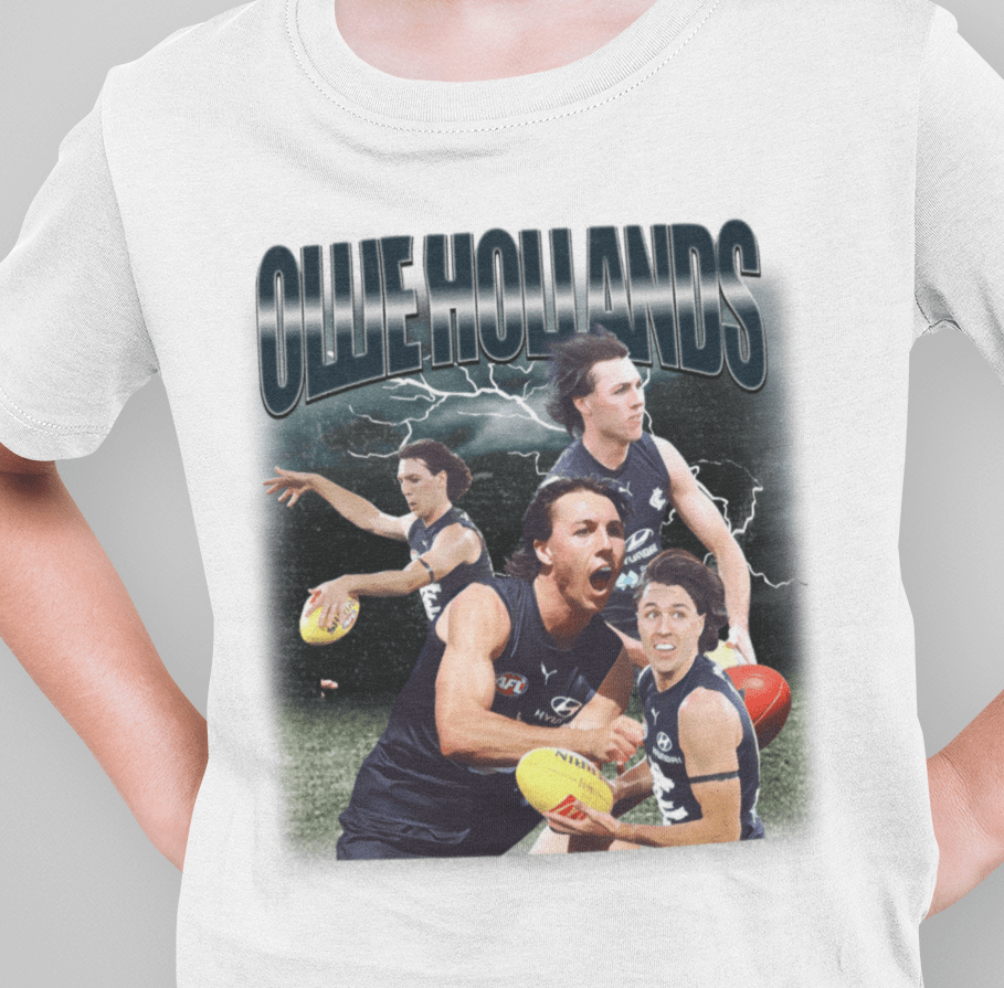 Ollie Hollands AFL Graphic Tee (Kids) - VFtees