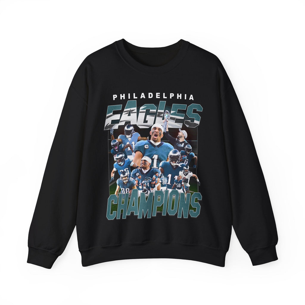 Philadelphia Eagles Super Bowl LIX Champions Crewneck - VFtees