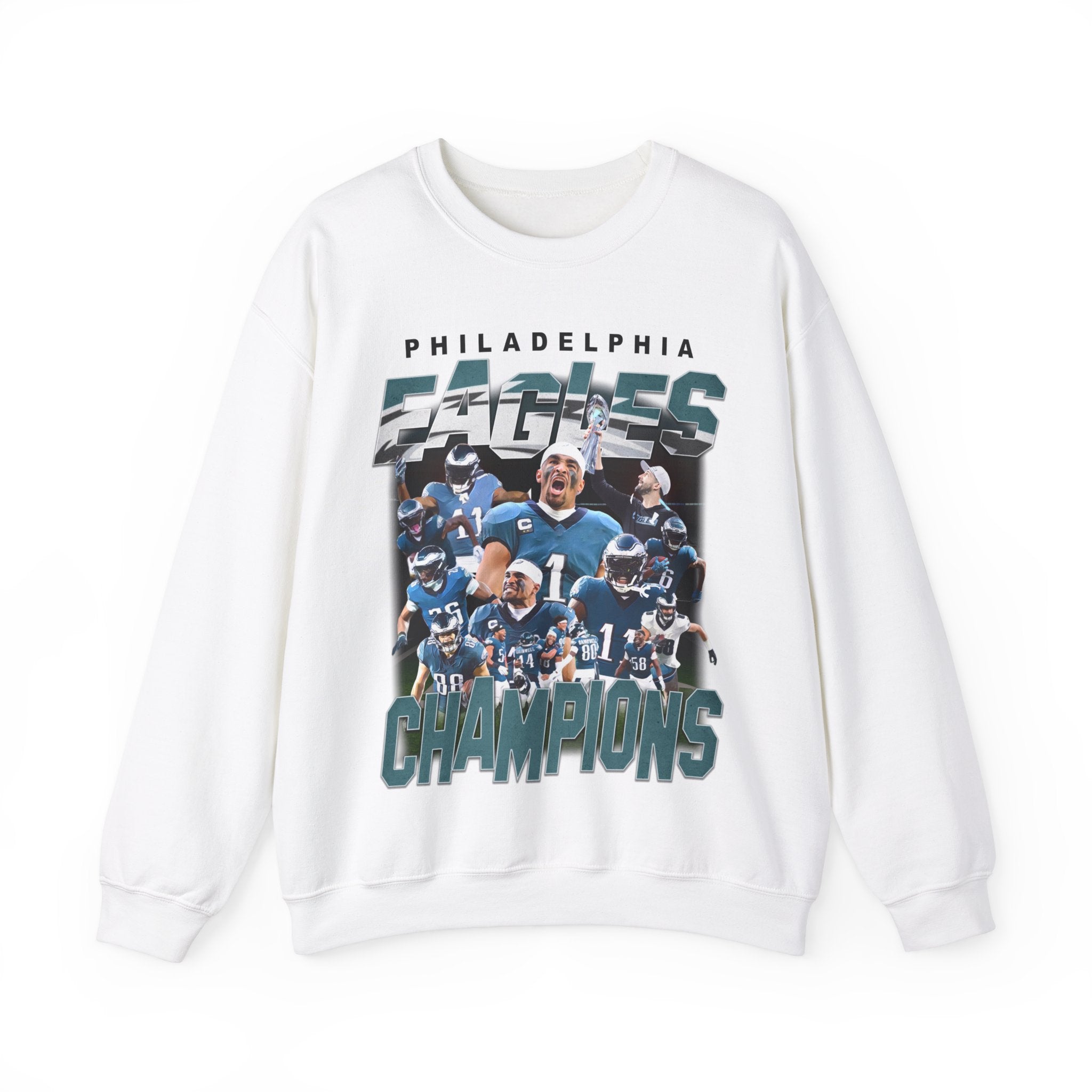 Philadelphia Eagles Super Bowl LIX Champions Crewneck - VFtees