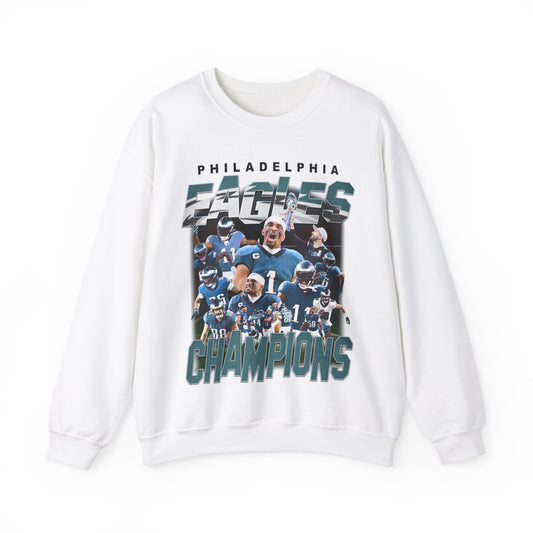 Philadelphia Eagles Super Bowl LIX Champions Crewneck - VFtees