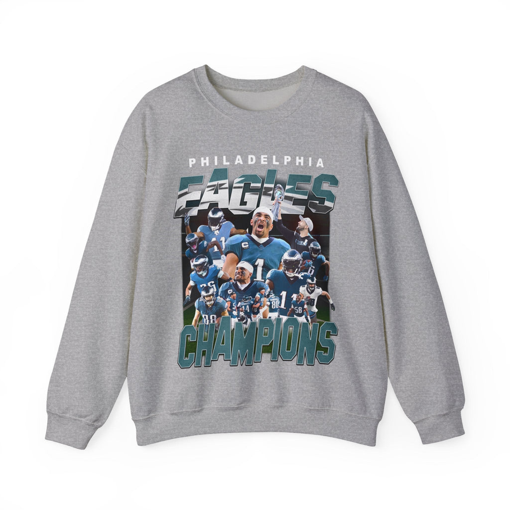 Philadelphia Eagles Super Bowl LIX Champions Crewneck - VFtees