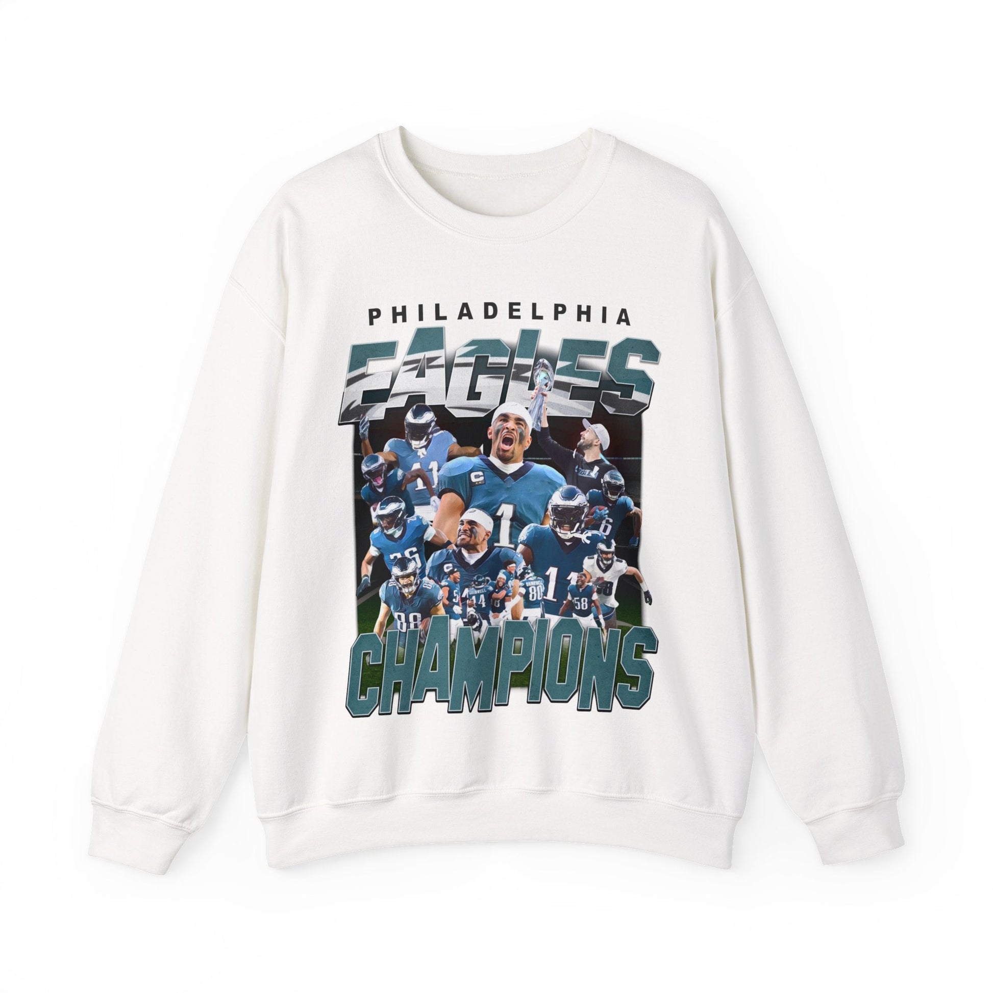 Philadelphia Eagles Super Bowl LIX Champions Crewneck - VFtees