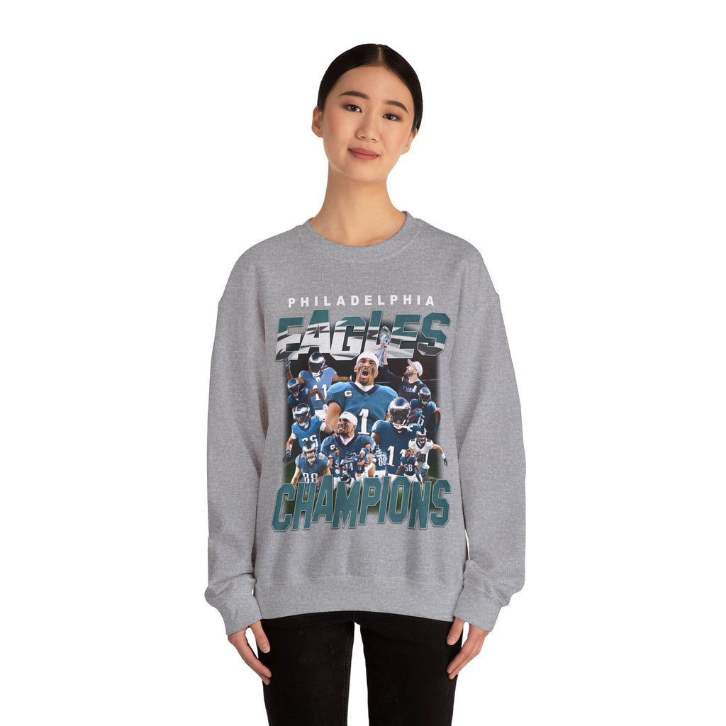 Philadelphia Eagles Super Bowl LIX Champions Crewneck - VFtees