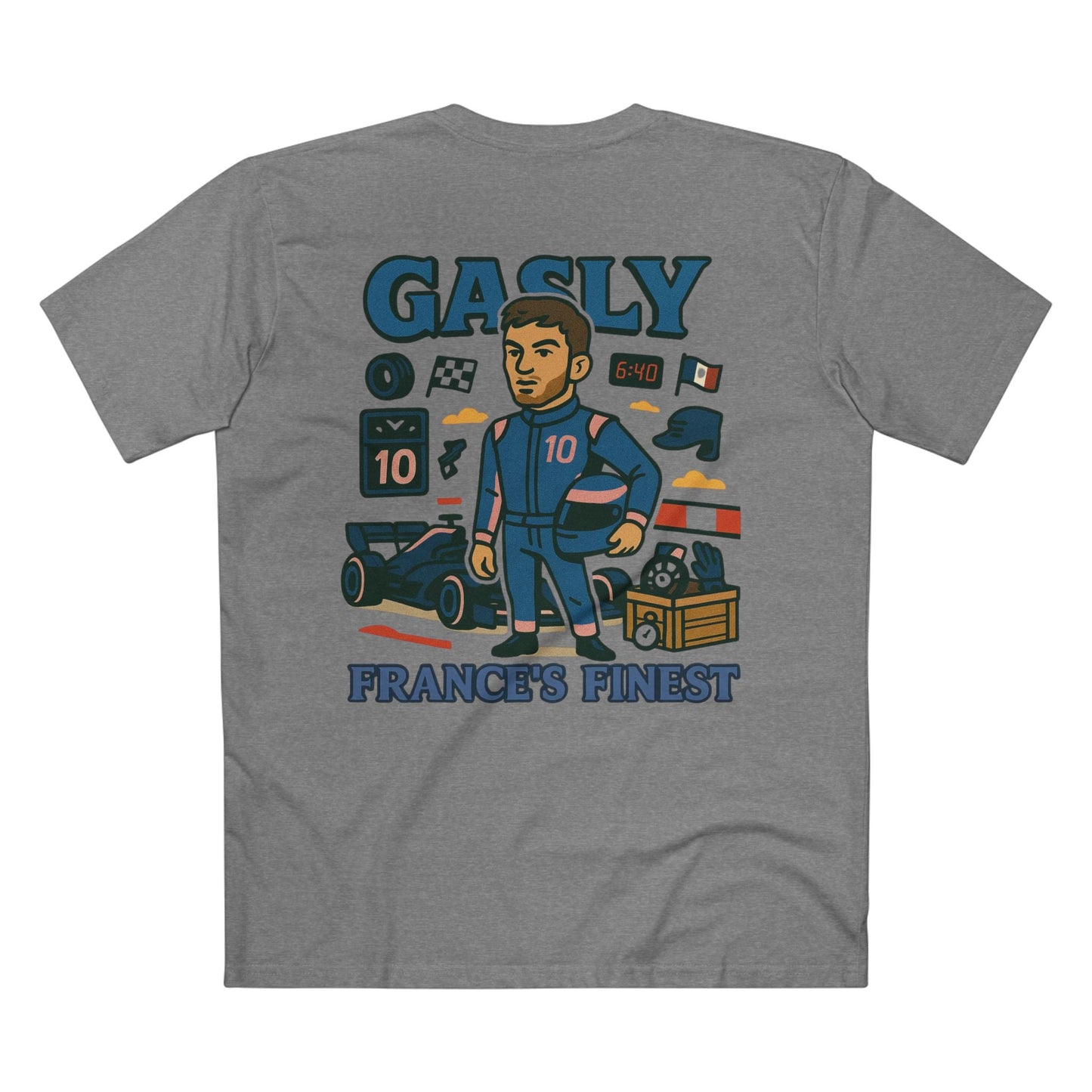 Pierre Gasly F1 Tee - Alpine Grand Prix Edition - VFtees