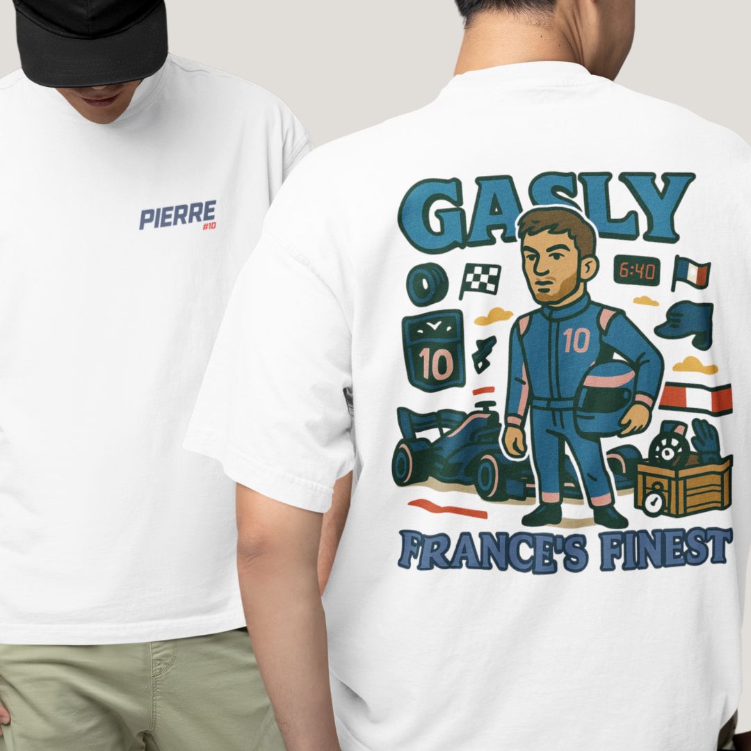 Pierre Gasly F1 Tee - Alpine Grand Prix Edition - VFtees