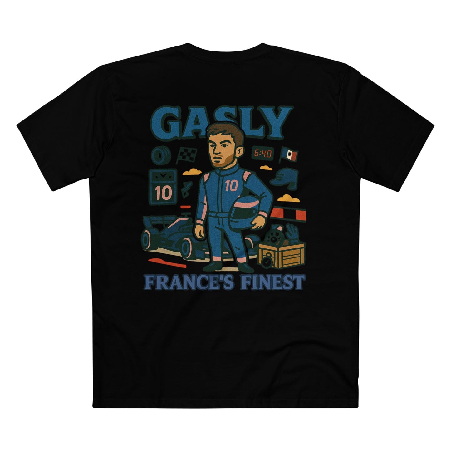 Pierre Gasly F1 Tee - Alpine Grand Prix Edition - VFtees