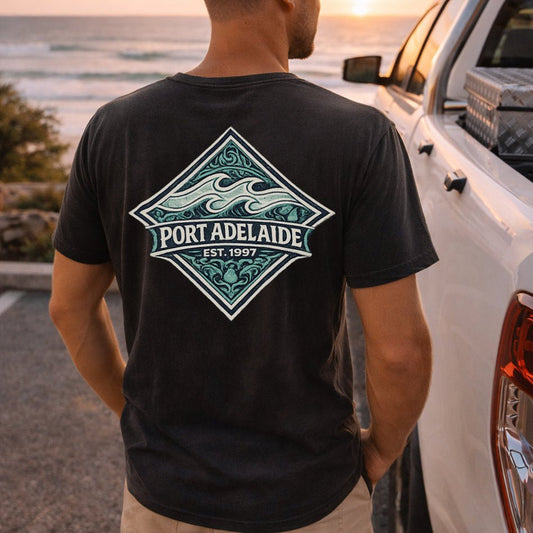 Port Adelaide Football Wave Tee - VFtees