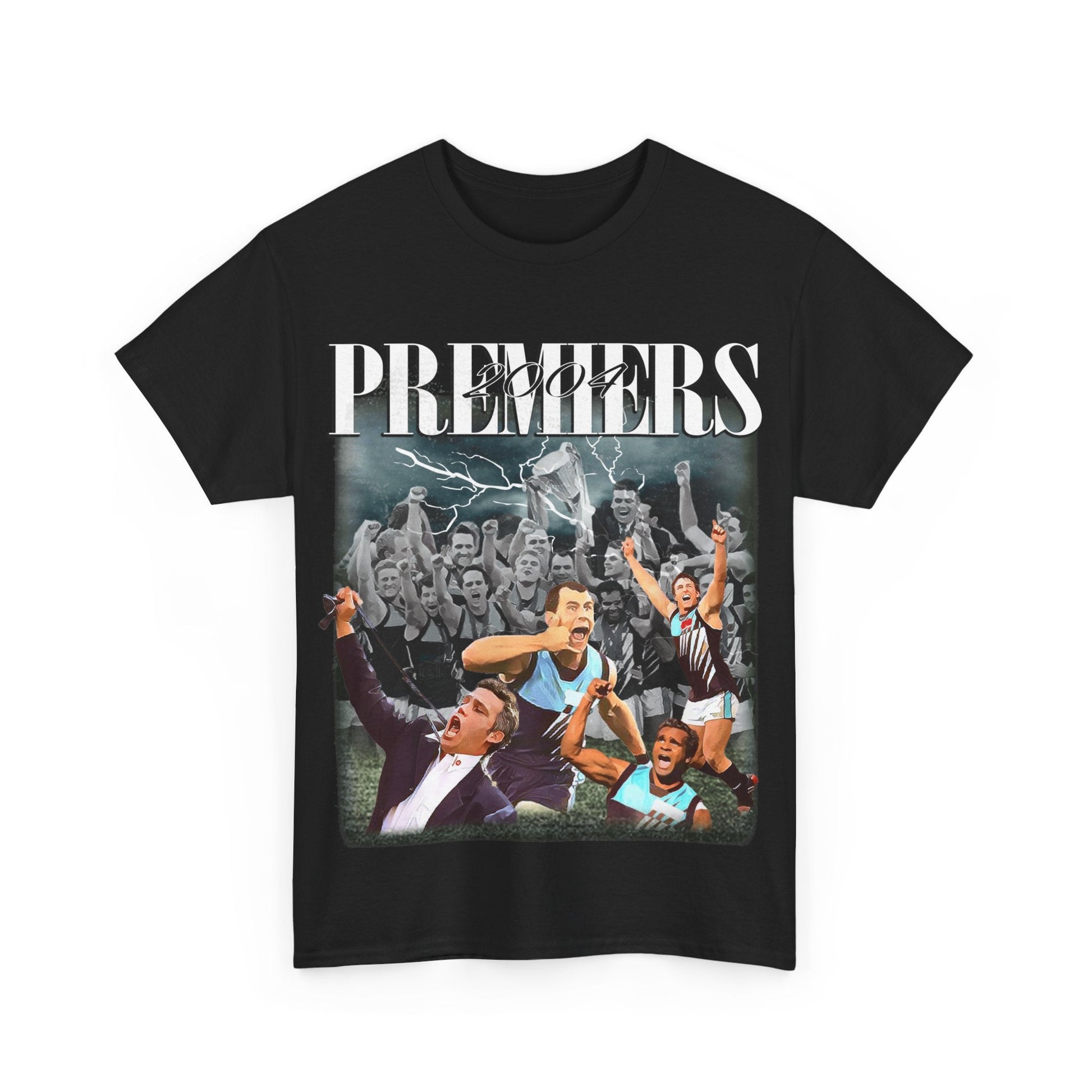 Port Adelaide Premiers 2004 Vintage AFL T-shirt - VFtees