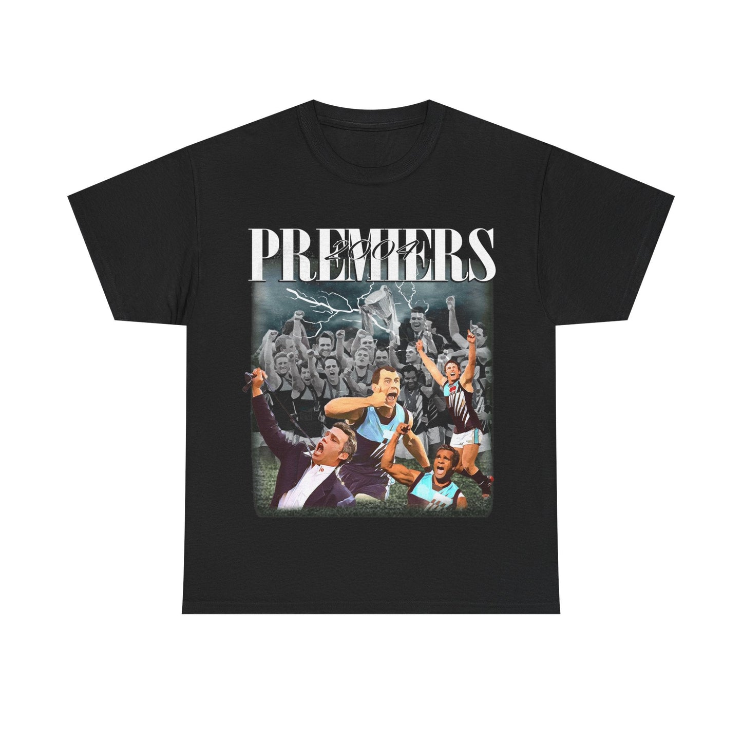 Port Adelaide Premiers 2004 Vintage AFL T-shirt - VFtees