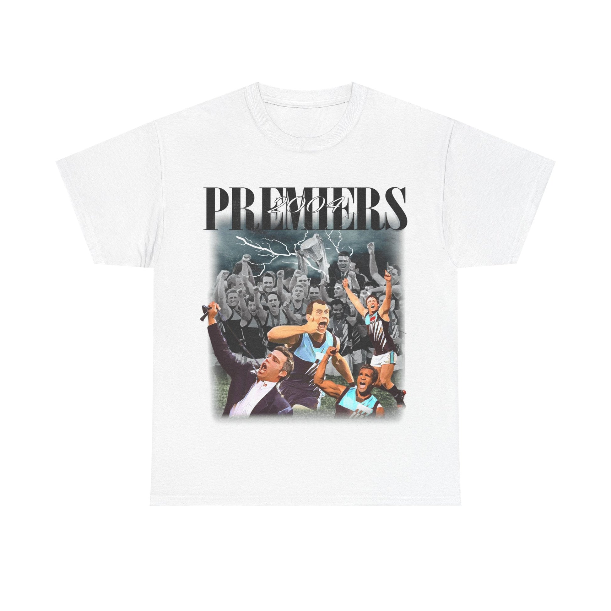 Port Adelaide Premiers 2004 Vintage AFL T-shirt - VFtees