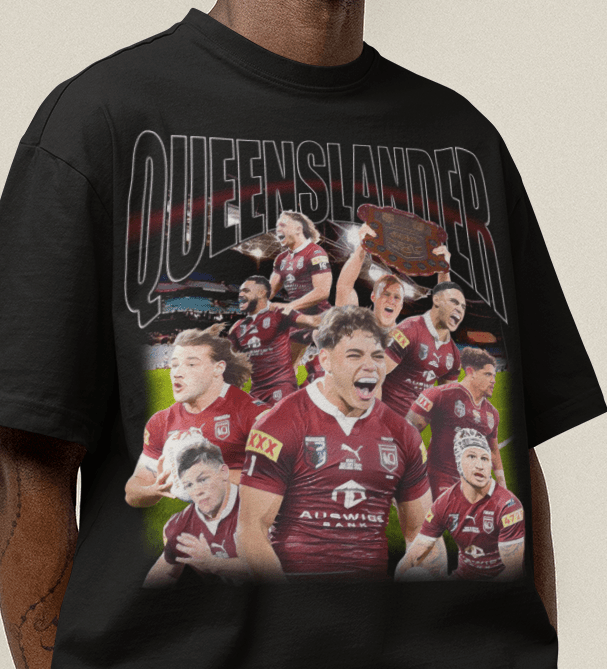 Queenslander NRL State of Origin Graphic Tee - VFtees