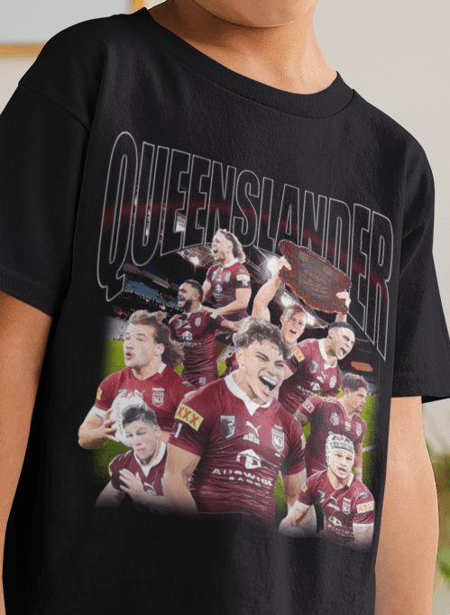 Queenslander NRL State of Origin Graphic Tee (Kids) - VFtees